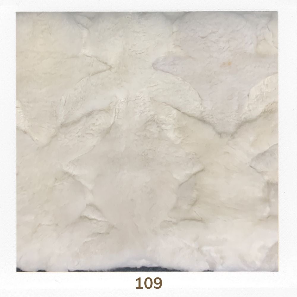Alpaca Autumn Suri 1.8 x 2.1 Pure White