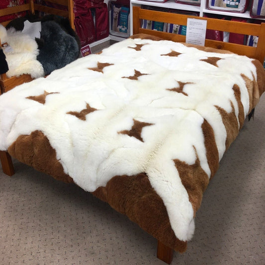 Auskin -Baby Alpaca Rug 180X210cm Design Pattern