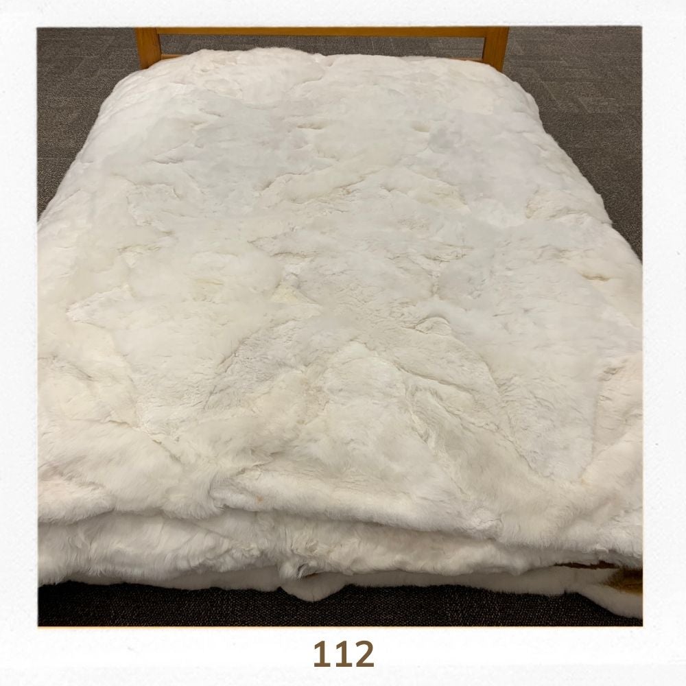 Alpaca Autumn Suri 1.8 x 2.1 Pure White