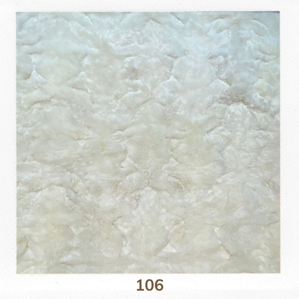 Alpaca Autumn Suri 1.8 x 2.1 Pure White