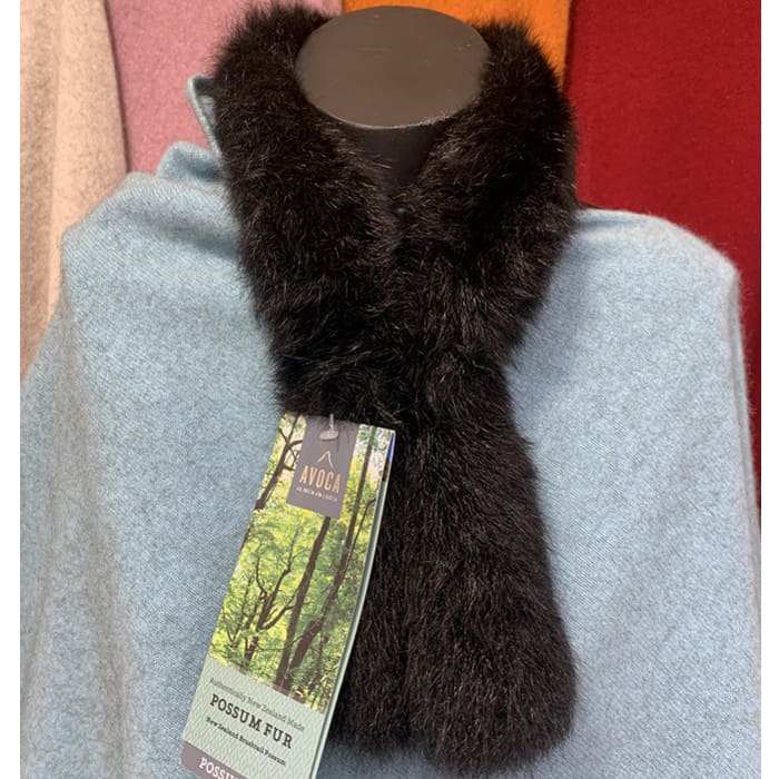 Scarf Possum Fur Clip