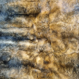 Possum Fur Classic Throw 1m x 1.8m (20 Skins) - Natural Brown