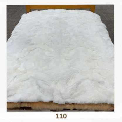 Alpaca Autumn Suri 1.8 x 2.1 Pure White