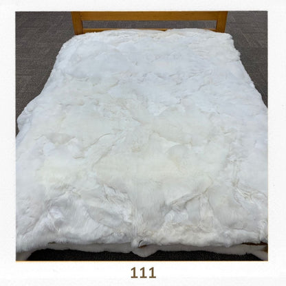 Alpaca Autumn Suri 1.8 x 2.1 Pure White