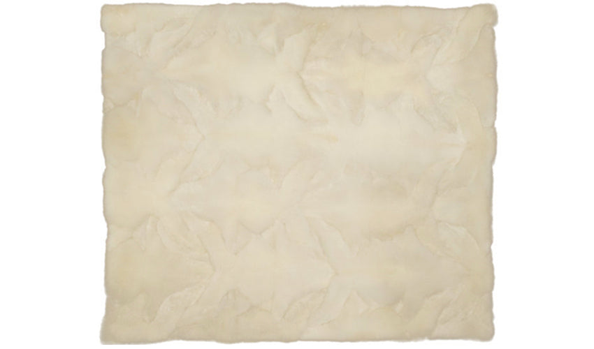 Autumn Alpaca Rug - Pure White