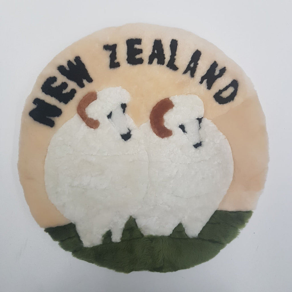 Auskin Sheepskin Cushion NZ Sheep