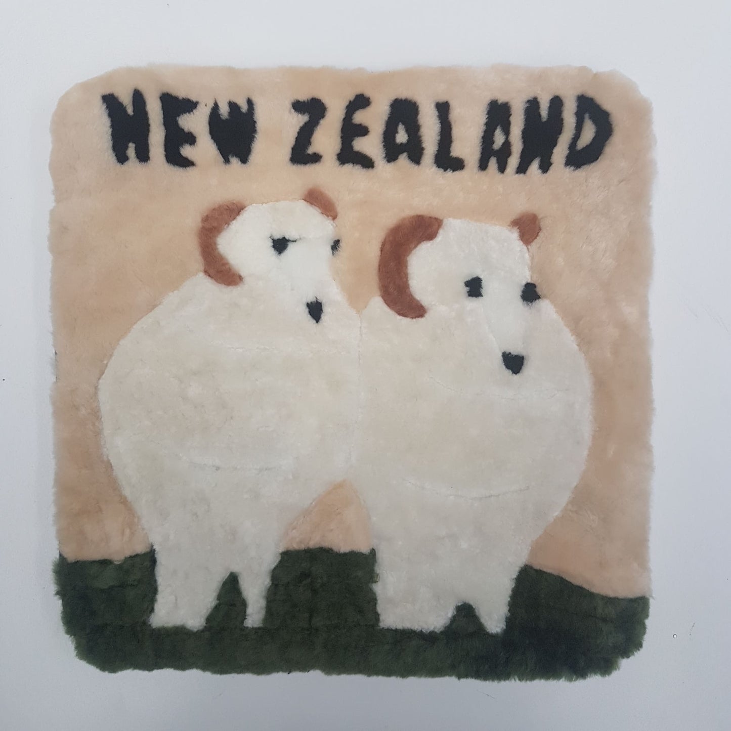 Auskin Sheepskin Cushion NZ Sheep