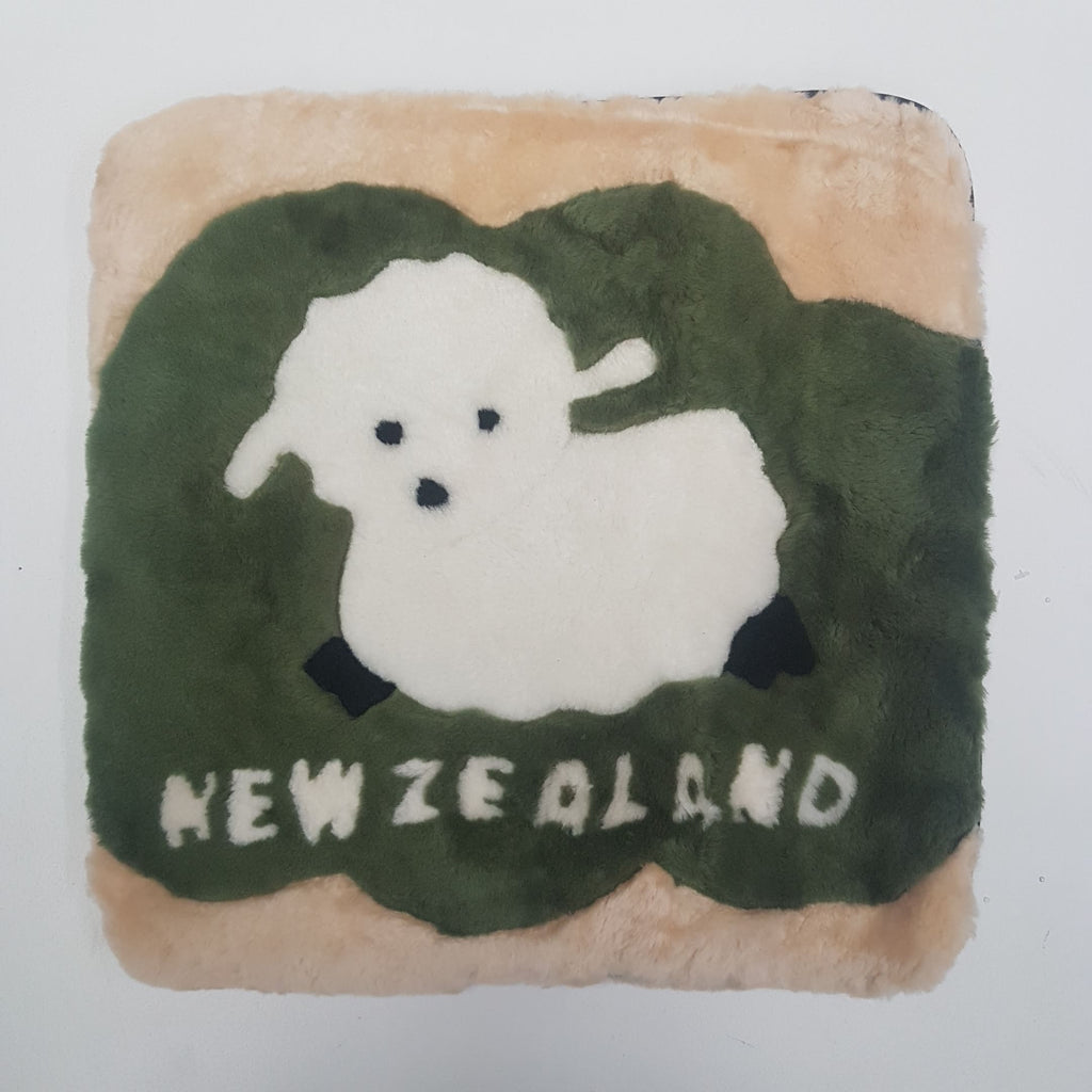 Auskin Sheepskin Cushion NZ Sheep