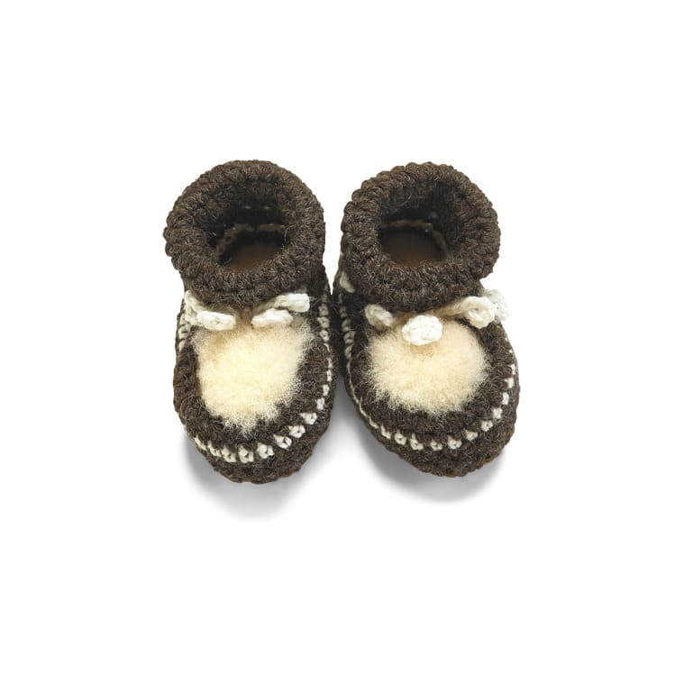 Classci Sheepskin Crochet Bootee